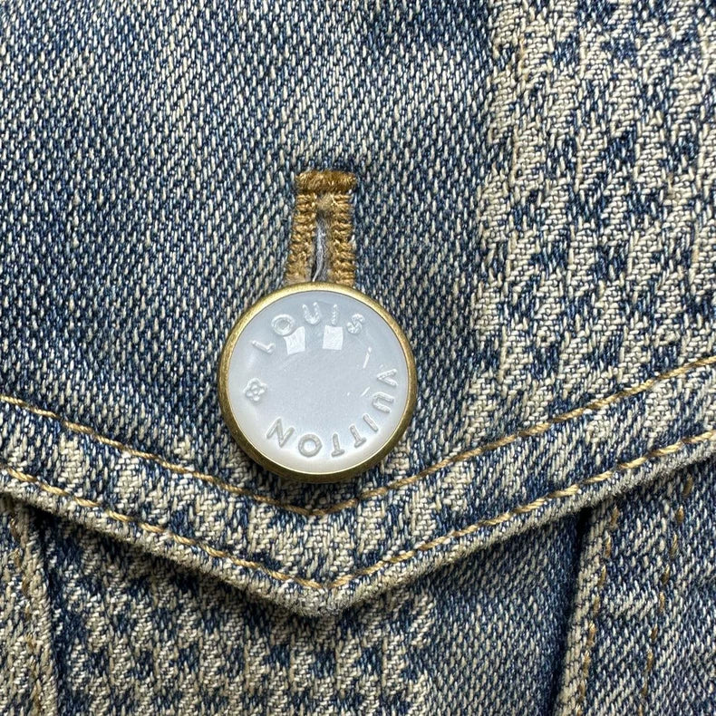 Louis Vuitton Checkered Denim Jacket 24FW