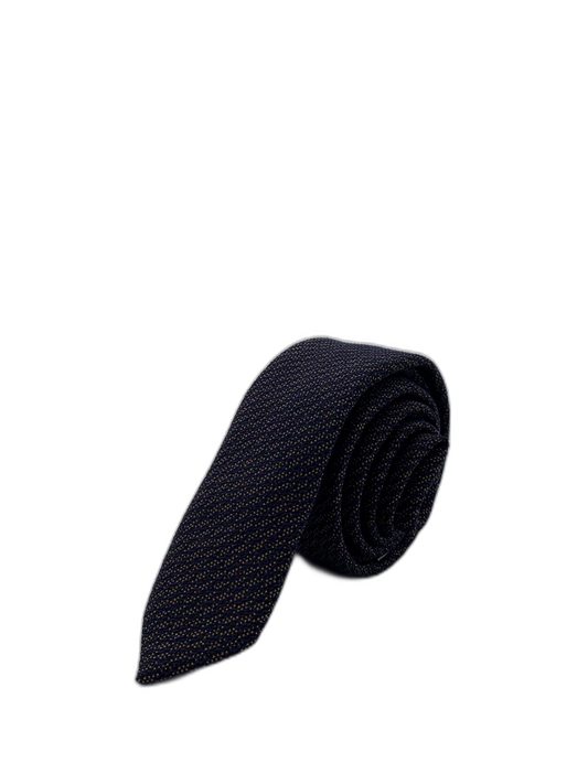 Blue Pattern Silk Tie by Dior