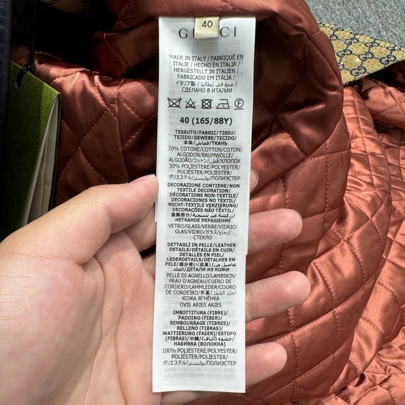 Gucci GG Logo Trench Coat for Men-zp