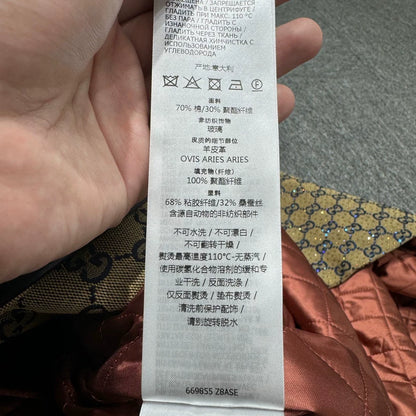 Gucci GG Logo Trench Coat for Men-zp