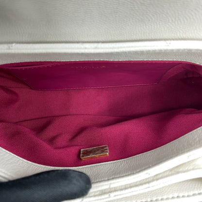 Chanel Flat Crossbody Bag with Gold Chain