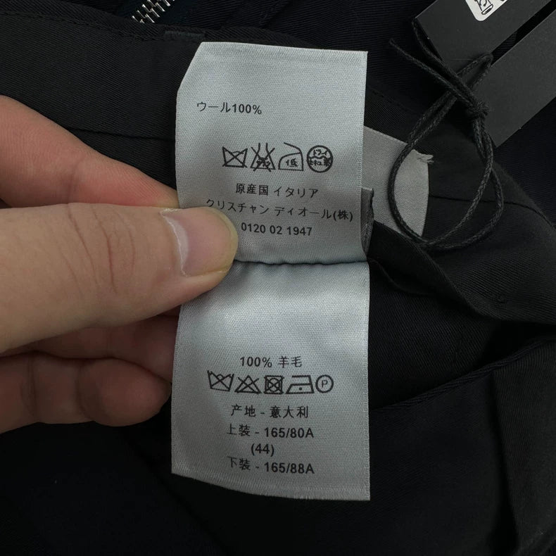 Dior Wool Cargo Multi-Zip Trousers