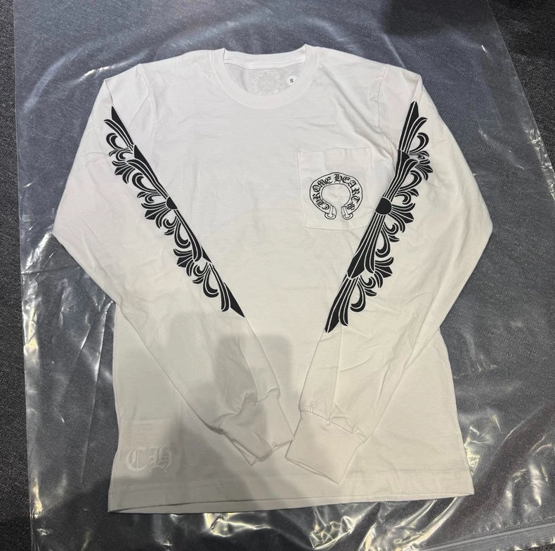 Chrome Hearts White Long Sleeve Shirt