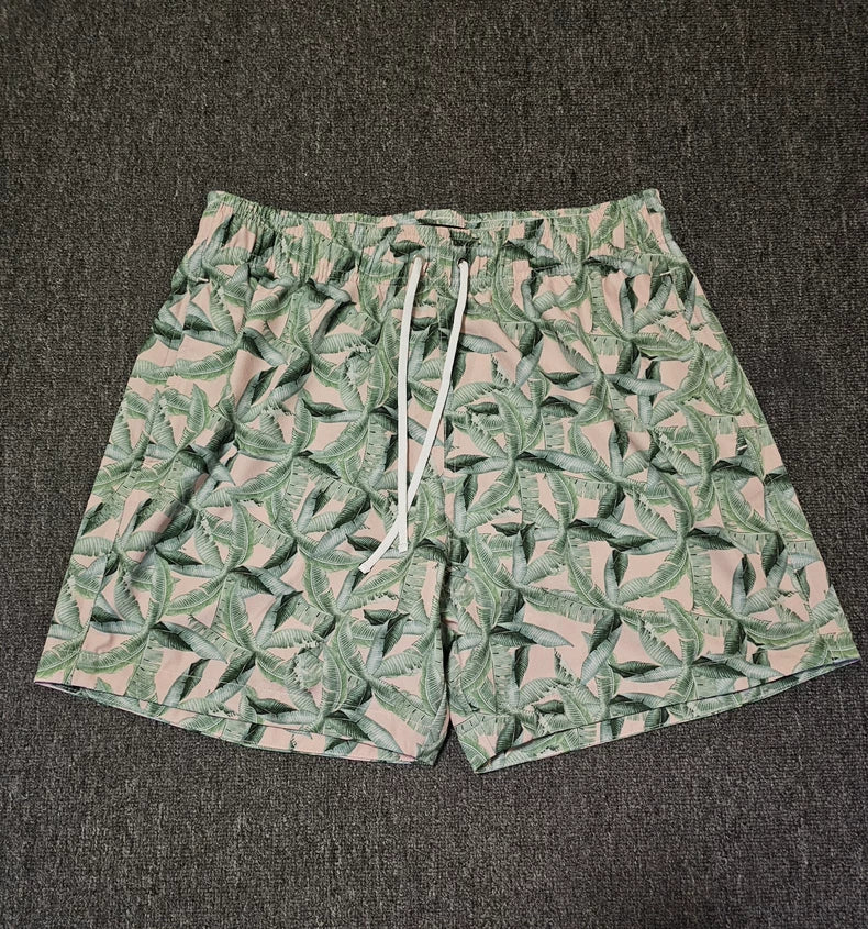 Amiri Leaf Print Casual Shorts-yf