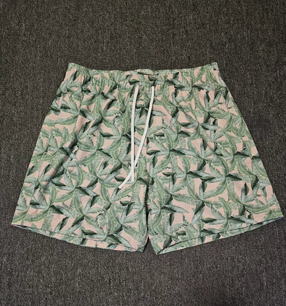 Amiri Leaf Print Casual Shorts-yf