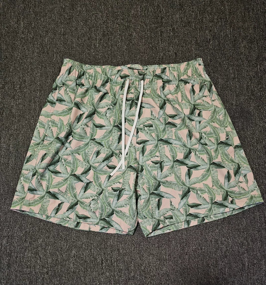 Amiri Leaf Print Casual Shorts-yf