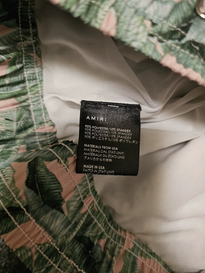 Amiri Leaf Print Casual Shorts-yf