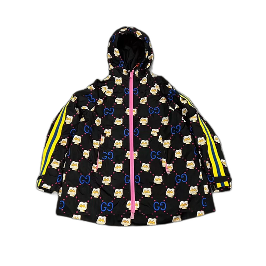 Gucci Cartoon Logo Print Windbreaker Jacket