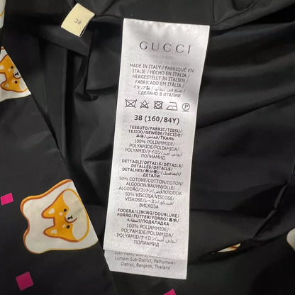 Gucci Cartoon Logo Print Windbreaker Jacket