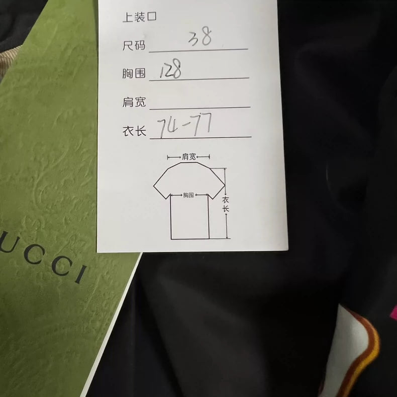 Gucci Cartoon Logo Print Windbreaker Jacket