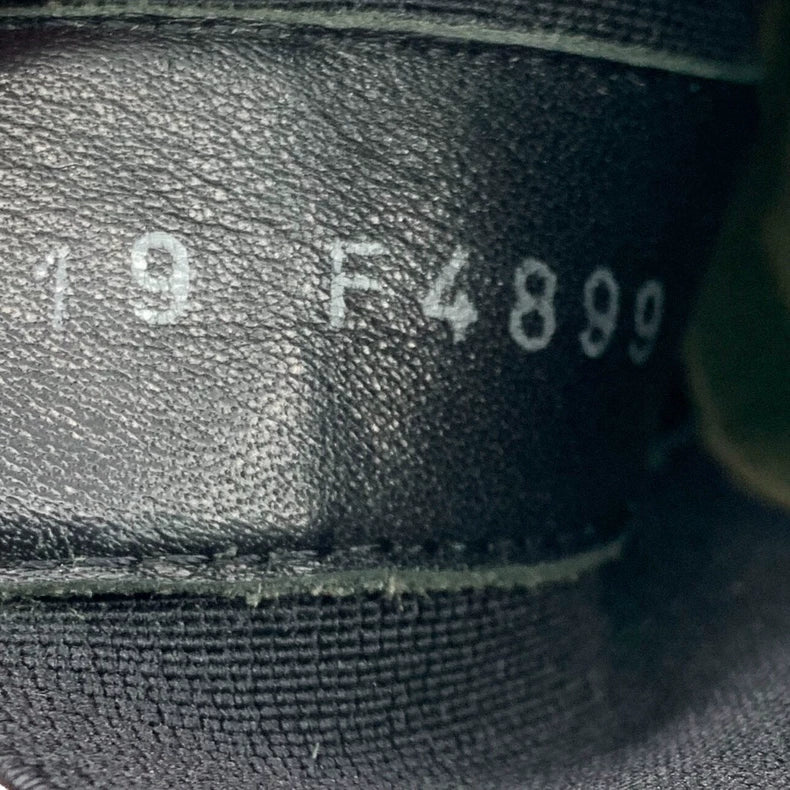 Rick Owens Black Leather Chunky Chelsea Boots