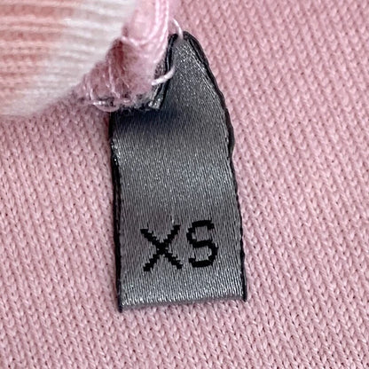 Pink Logo Embroidered Cotton T-Shirt