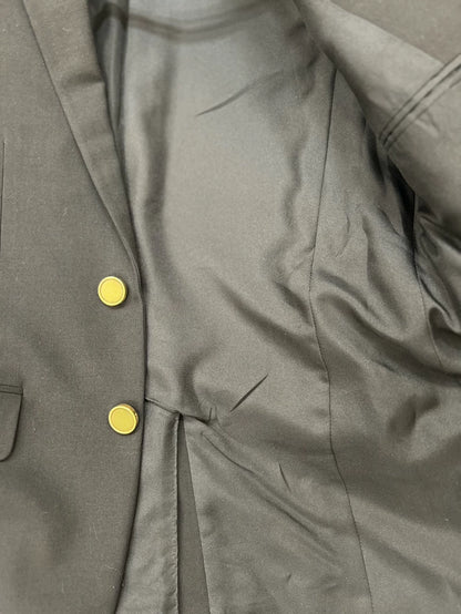 Saint Laurent Black Spring Wool Blazer