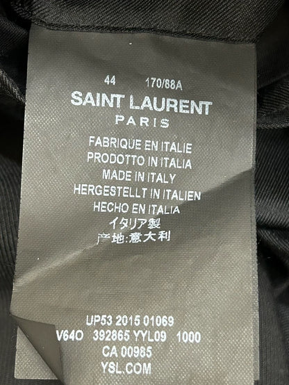 Saint Laurent Black Spring Wool Blazer