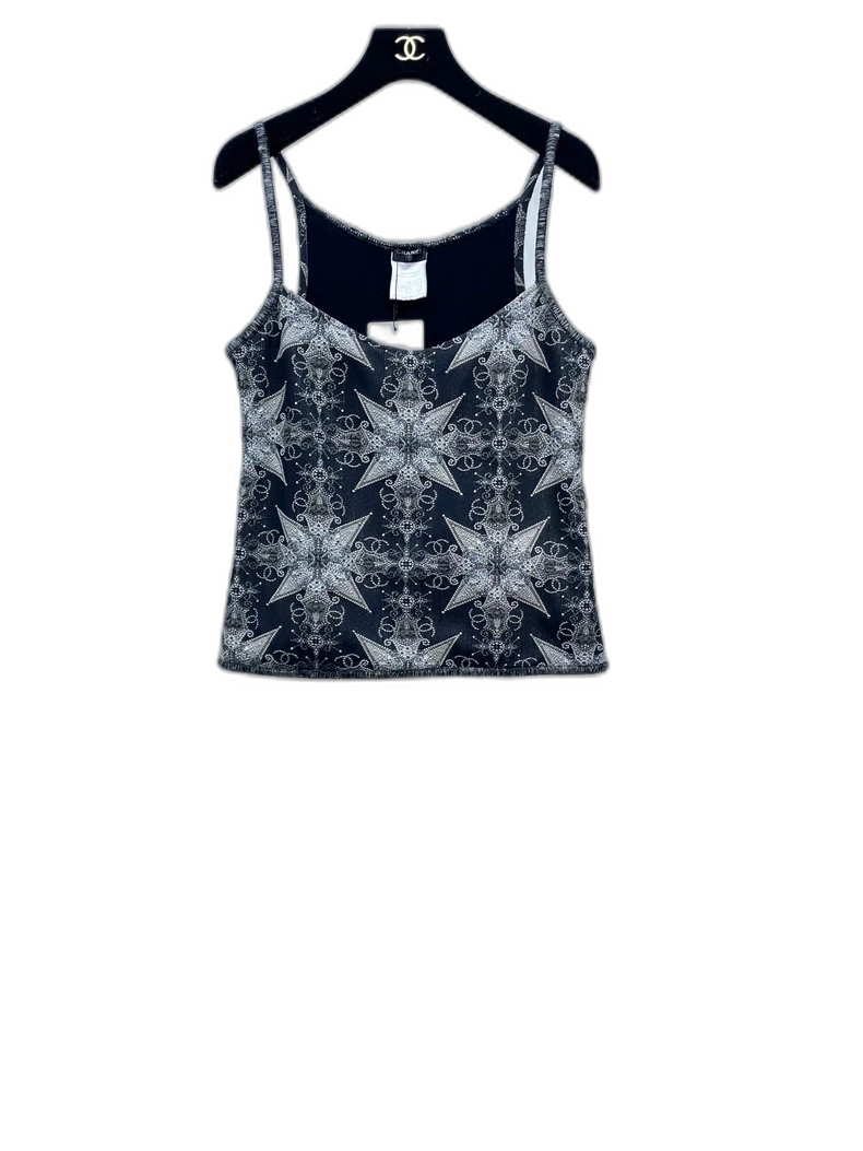 Chanel Embroidered Camisole Top