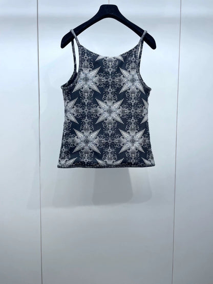 Chanel Embroidered Camisole Top