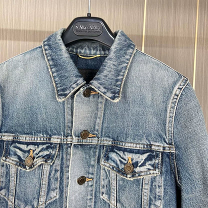 Saint Laurent Wash Denim Jacket Size M