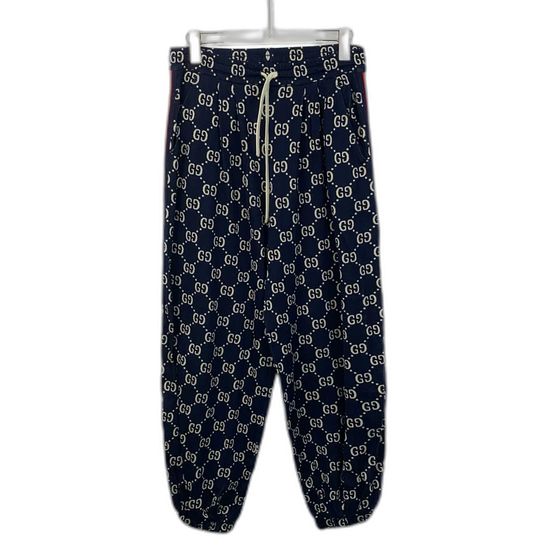Gucci Logo Print Casual Pants