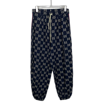 Gucci Logo Print Casual Pants