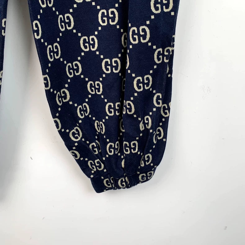 Gucci Logo Print Casual Pants