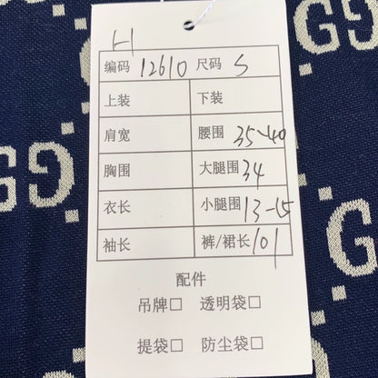 Gucci Logo Print Casual Pants