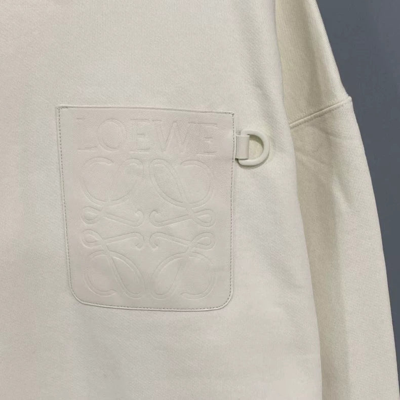 LOEWE Logo Pocket Hoodie Sweatshirt