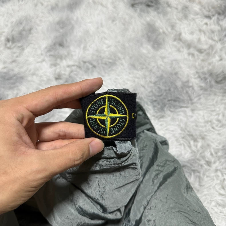 Stone Island Metallic Nylon Casual Pants