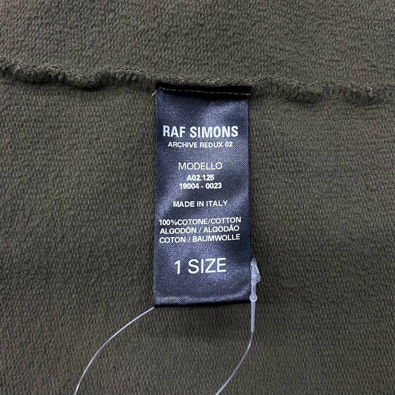 Raf Simons Archive Green Hoodie