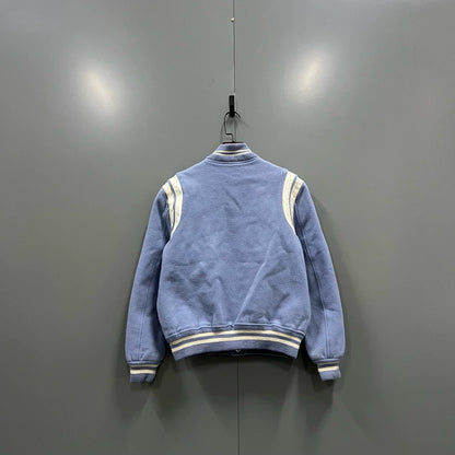 Saint Laurent Blue Baseball Jacket