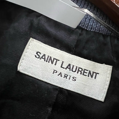 Saint Laurent Blue Baseball Jacket