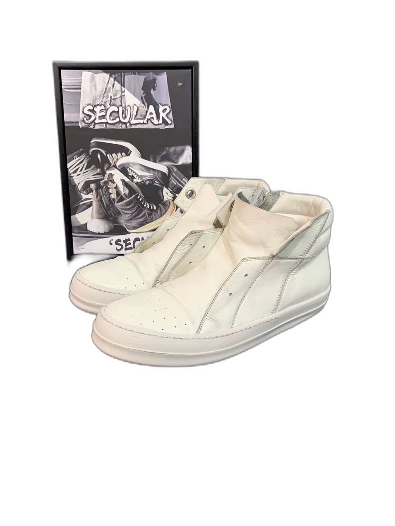 Rick Owens Island Dunk Sneakers in Milk Color-yf