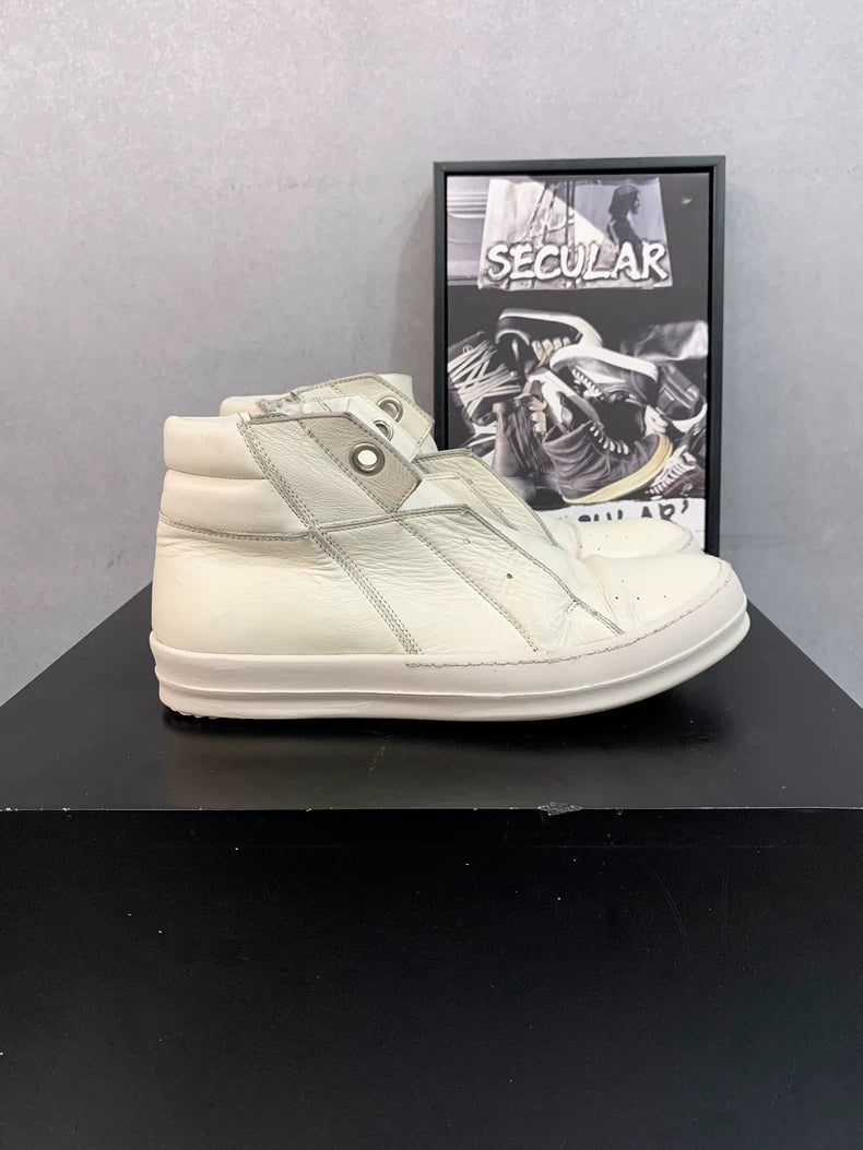 Rick Owens Island Dunk Sneakers in Milk Color-yf