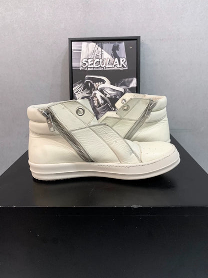 Rick Owens Island Dunk Sneakers in Milk Color-yf
