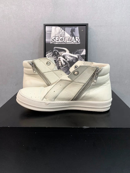 Rick Owens Island Dunk Sneakers in Milk Color-yf
