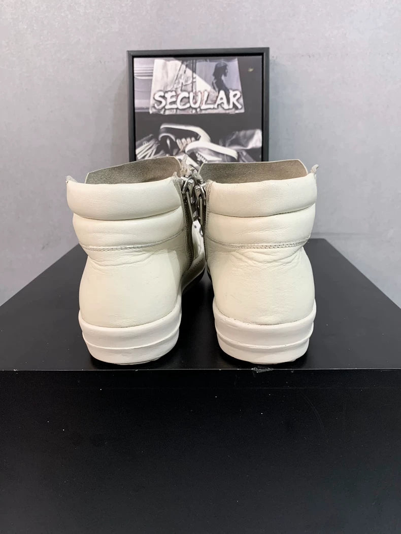 Rick Owens Island Dunk Sneakers in Milk Color-yf