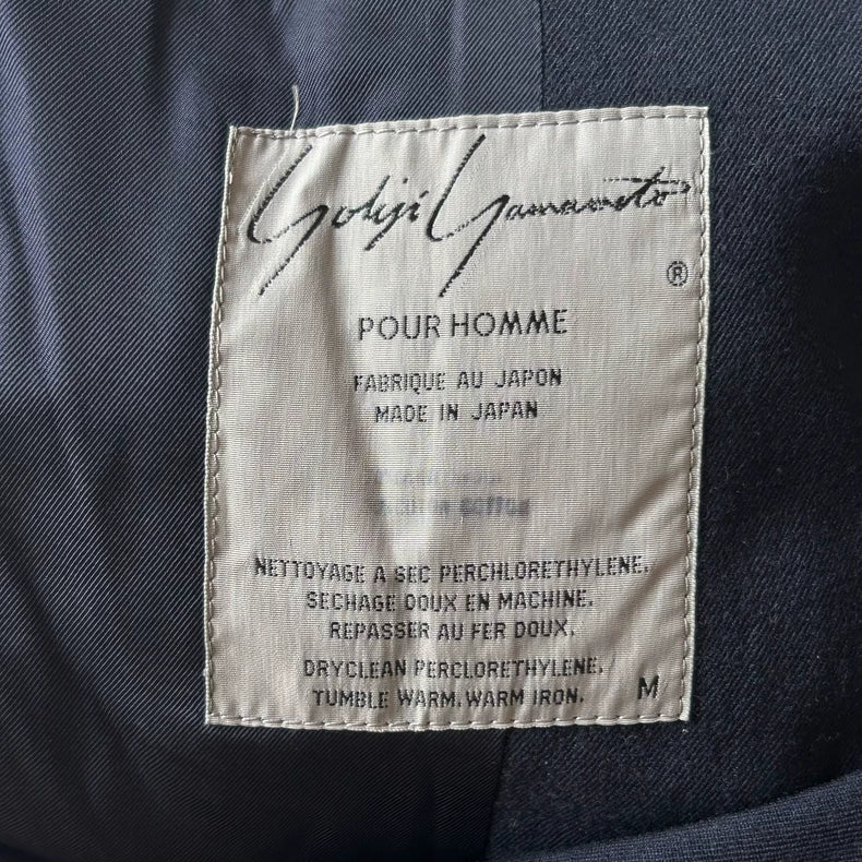 Yohji Yamamoto Long Pocket Blazer