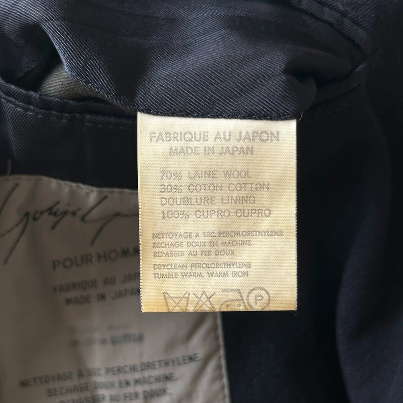 Yohji Yamamoto Long Pocket Blazer