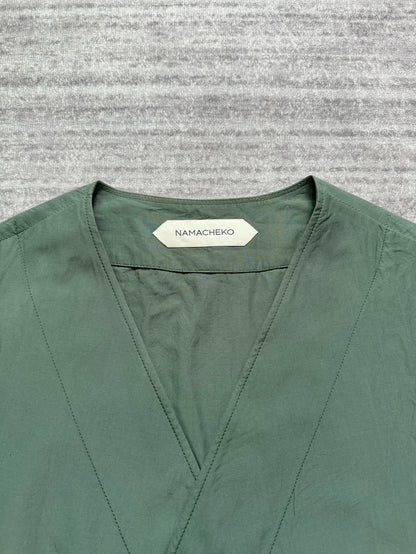 Namacheko Skaftbladen Green Button Jacket-zp
