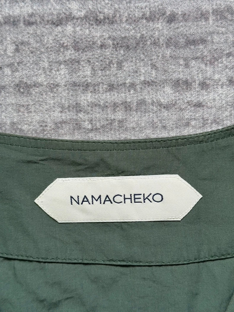 Namacheko Skaftbladen Green Button Jacket-zp