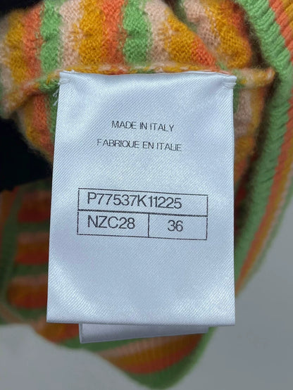 CHANEL Colorful Cashmere Tank Top