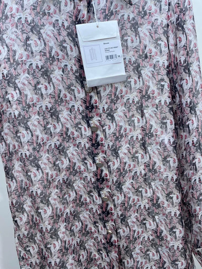 Floral Silk Shirt by Chanel