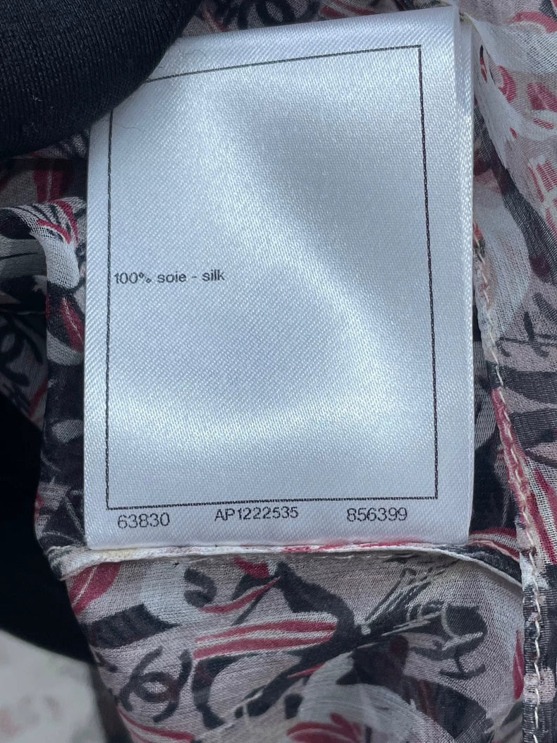 Floral Silk Shirt by Chanel