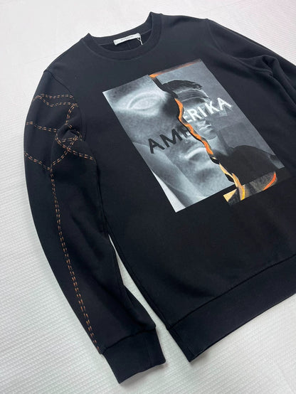 Givenchy Black Graphic Sweatshirt Size S