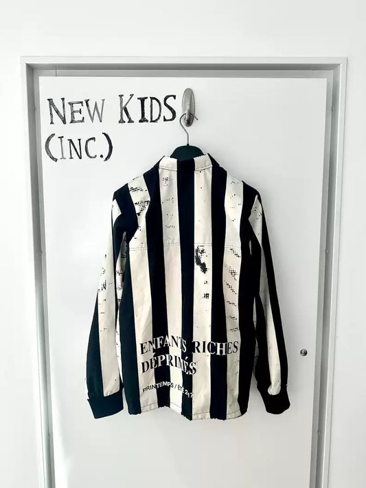 Enfants Riches Deprimes 17ss Black and white striped jacket