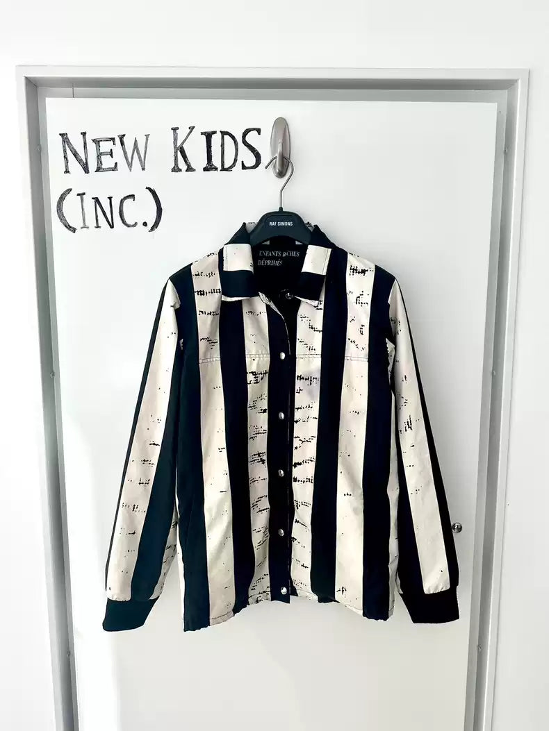 Enfants Riches Deprimes 17ss Black and white striped jacket
