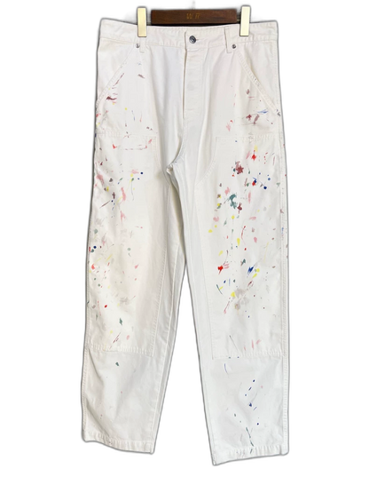 Dior Colorful Ink Splash Denim Pants