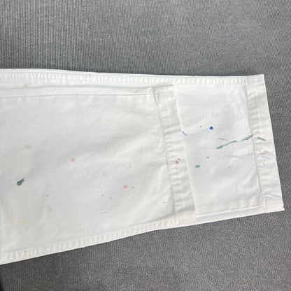 Dior Colorful Ink Splash Denim Pants