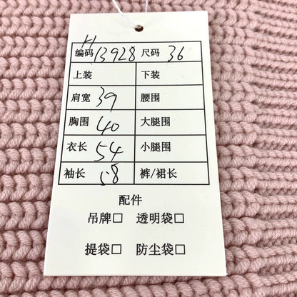 Pink Fendi Logo Wool Sweater