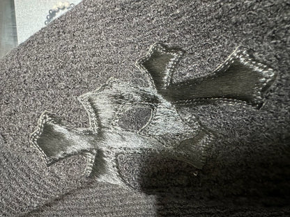 Chrome Hearts Black Horsehair Cross Sweater-yf
