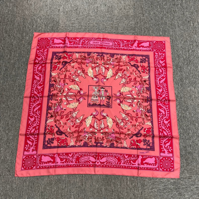 Hermes "Once Upon a Time" Silk Scarf-yf